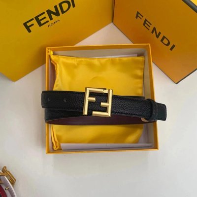 Fendi FF Logo Leather Belt 11