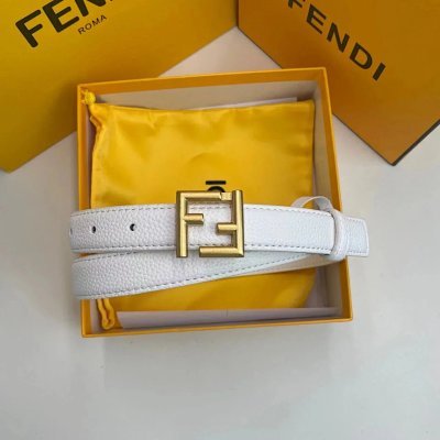 Fendi FF Logo Leather Belt 12