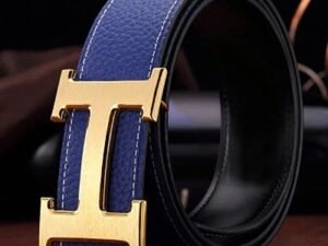 Hermes H Logo Leather Belt 6